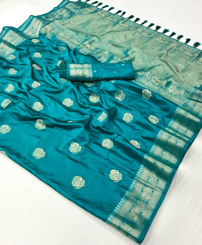 9670 Colour By Src Designer Silk Weaving Sarees Wholesale Shop In Surat	